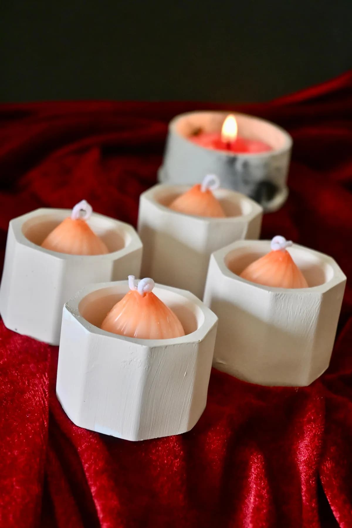 Hexagonal Modak Candle